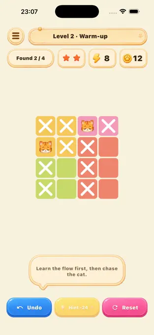 Kitty Grid 棋盘